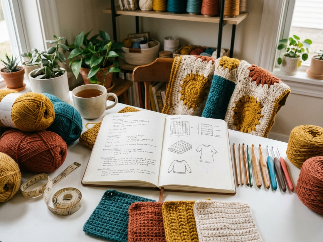 How to create crochet patterns step by step for beginners